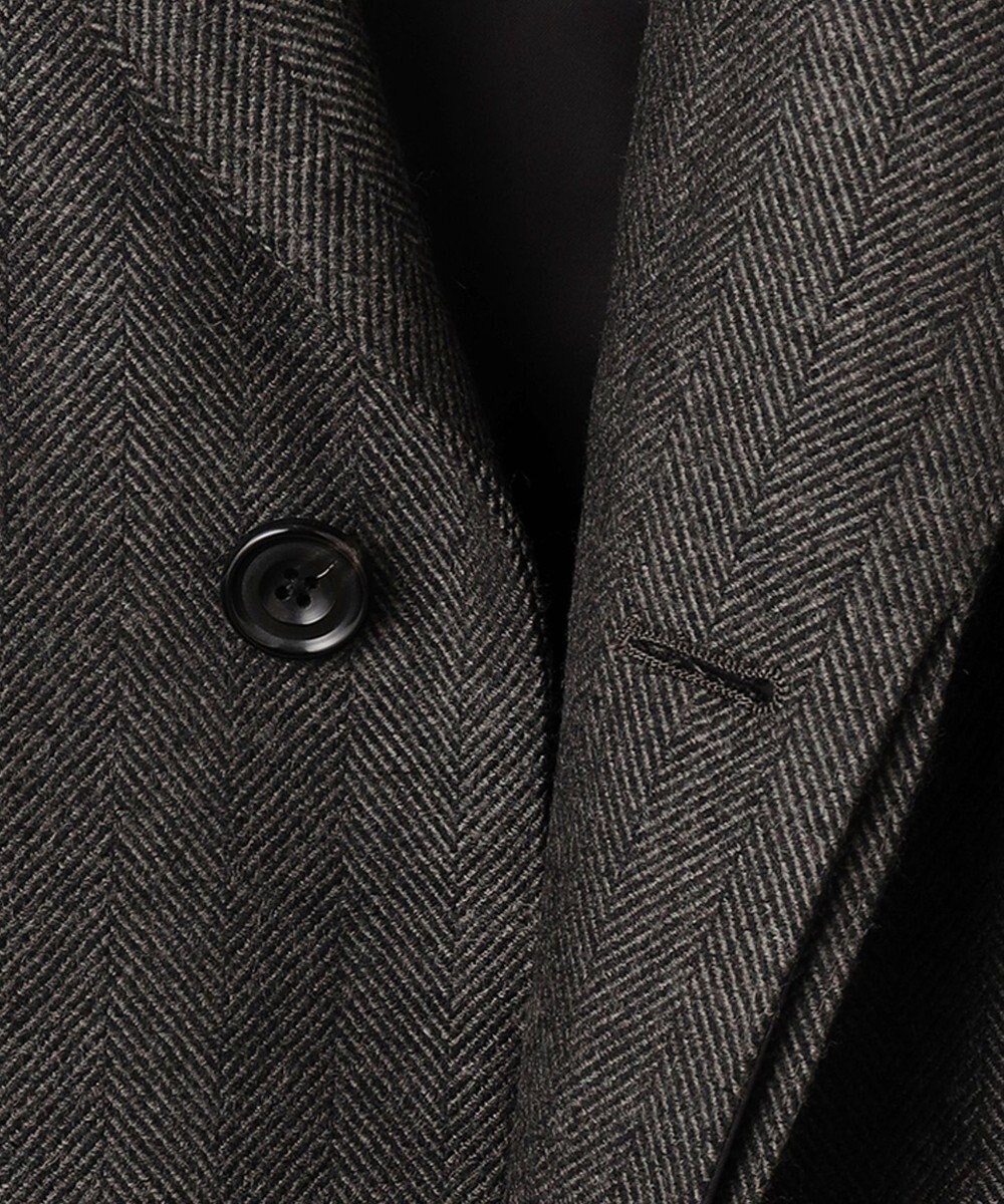 J.PRESS MEN 【ARTHUR HARRISON】 2080ヘリンボンフランネルチェスター コート 