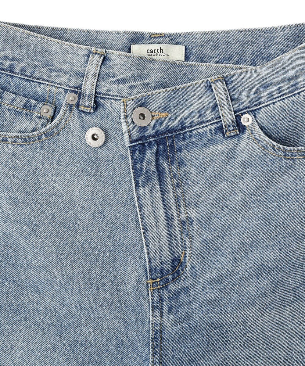 earth music&ecology ウエストアシメデニムパンツ 