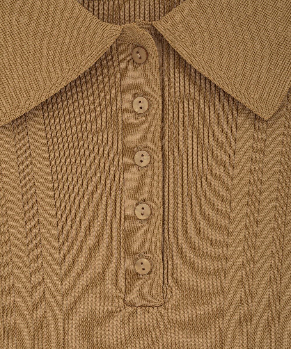 CRAFT STANDARD BOUTIQUE 半袖２ｗａｙリブポロニット 