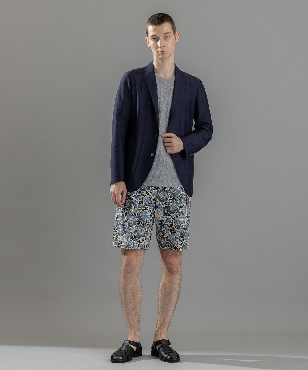 JOSEPH HOMME 新柄【洗える/ストレッチ/シワになりにくい】クールドッツストレッチ メキシカントプリント ショートパンツ/ BERMUDA 