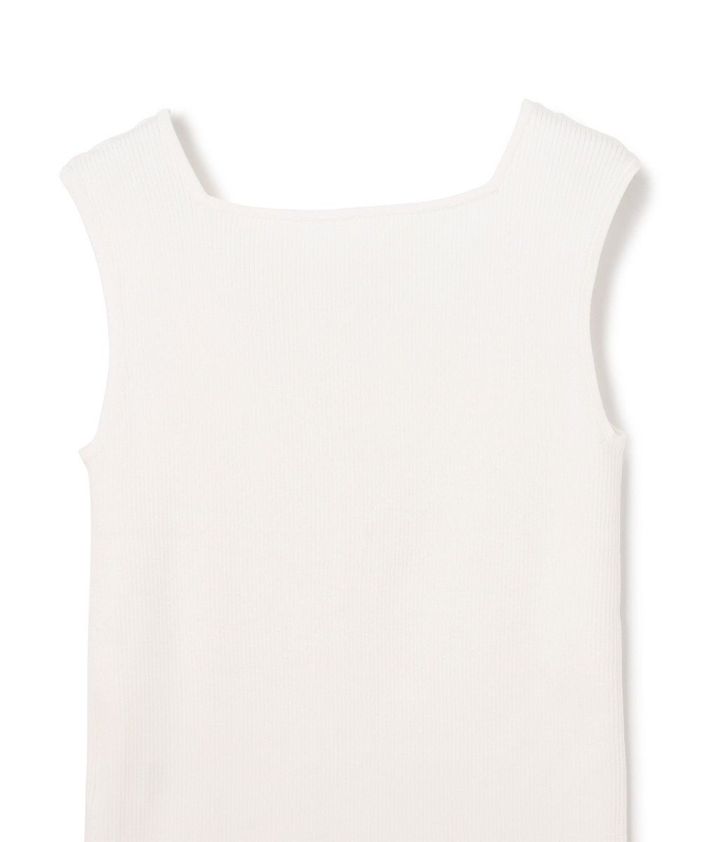 GRACE CONTINENTAL スクエアリブニットトップ 