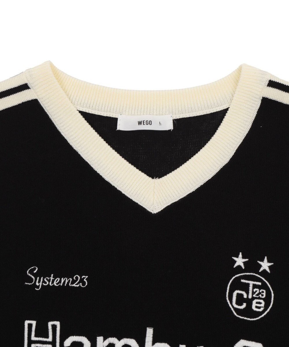 WEGO 【２点SET】アンサンブルゲームロゴニットベスト 
