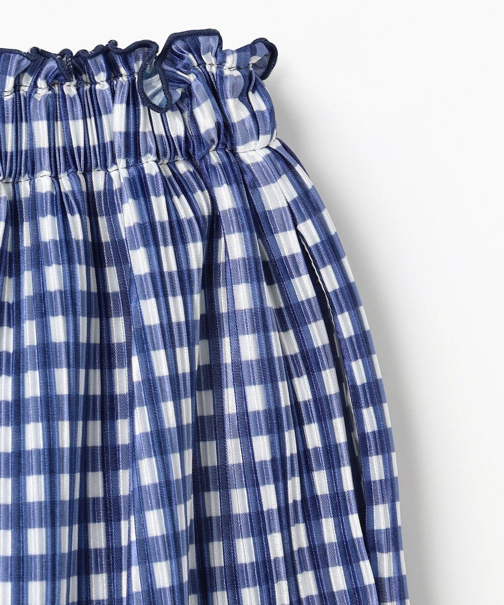 組曲 KIDS 【110-140㎝】ギンガムチェックプリーツ スカート 