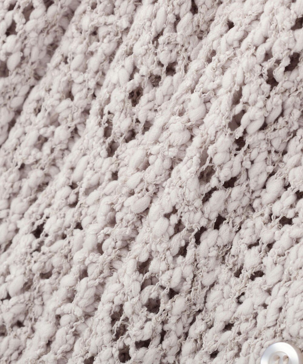 earth music&ecology 【予約】透かし編みニットキャミビスチェ 