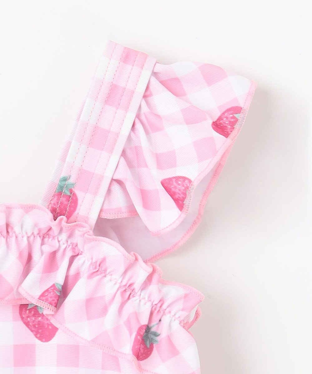 ANY KIDS ギンガム×フルーツ ワンピース水着 