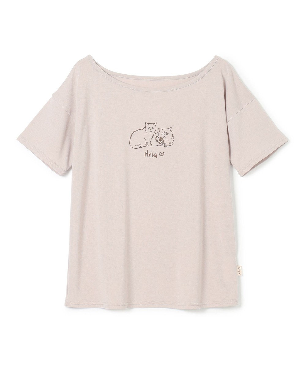 Chacott ◎【Nela ライン】Tシャツ ベージュ