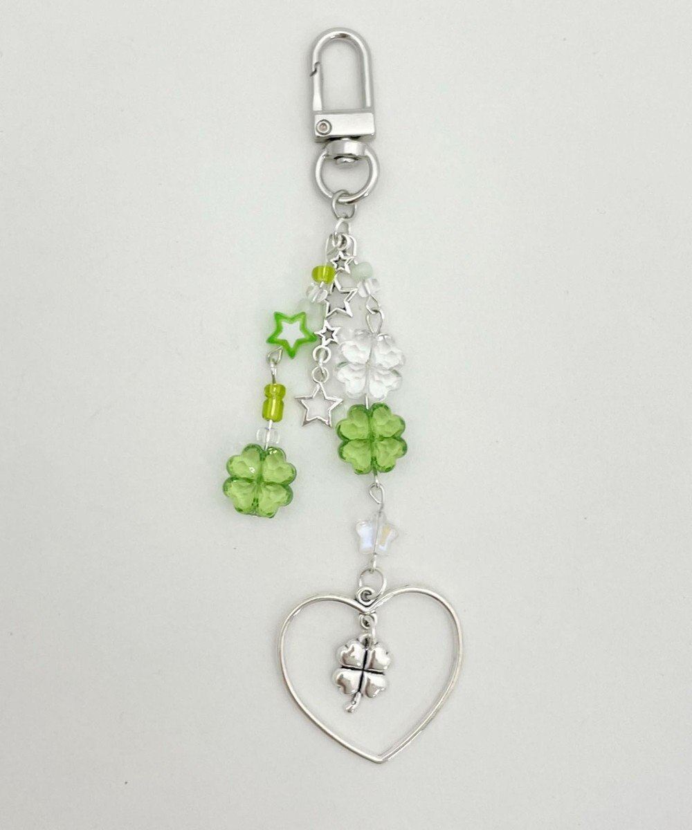 WEGO クローバービーズキーホルダー 