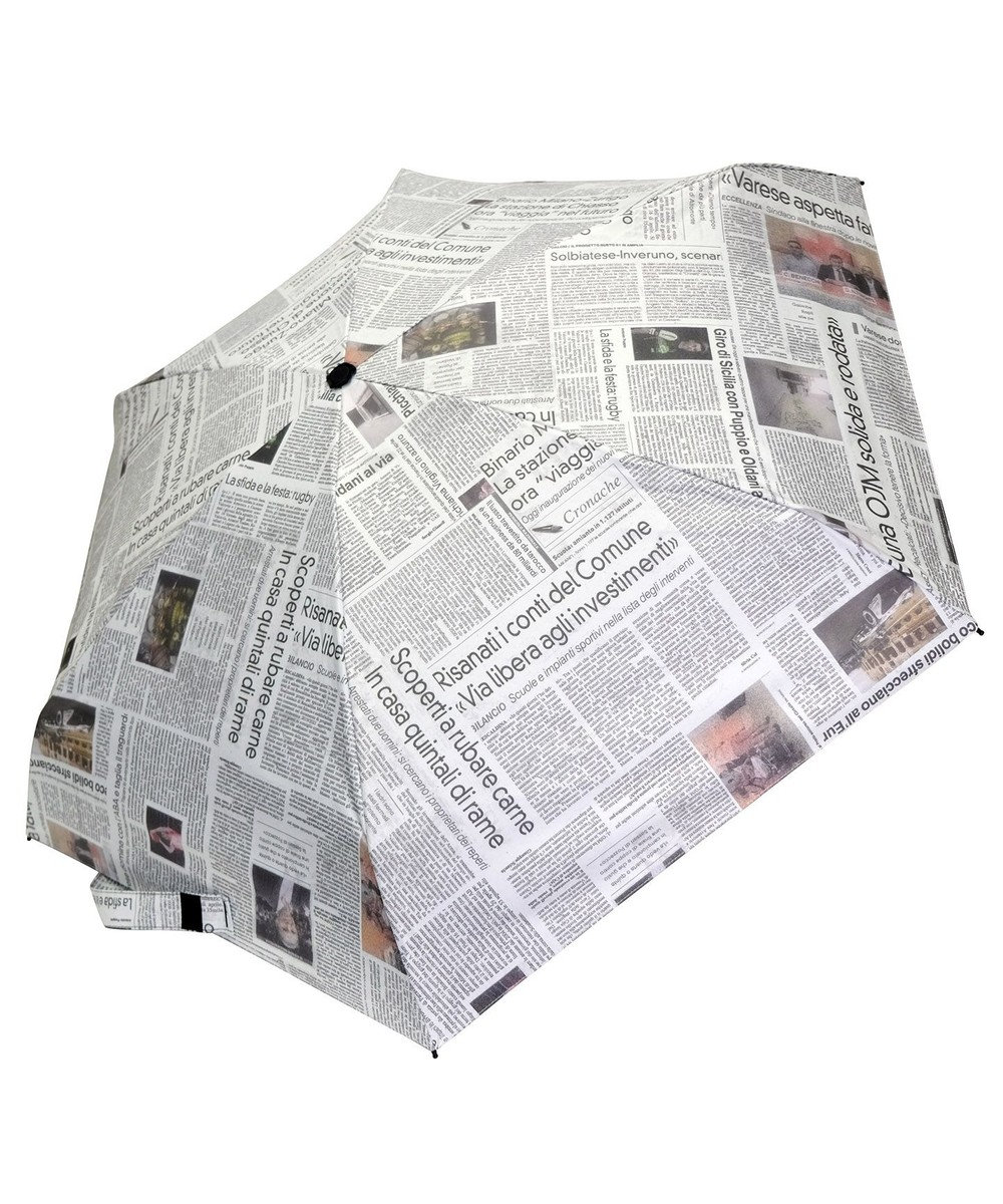 +RING レディース向け プラスリング 晴雨兼用折傘 PAPER-WHT T1196 sunshield 