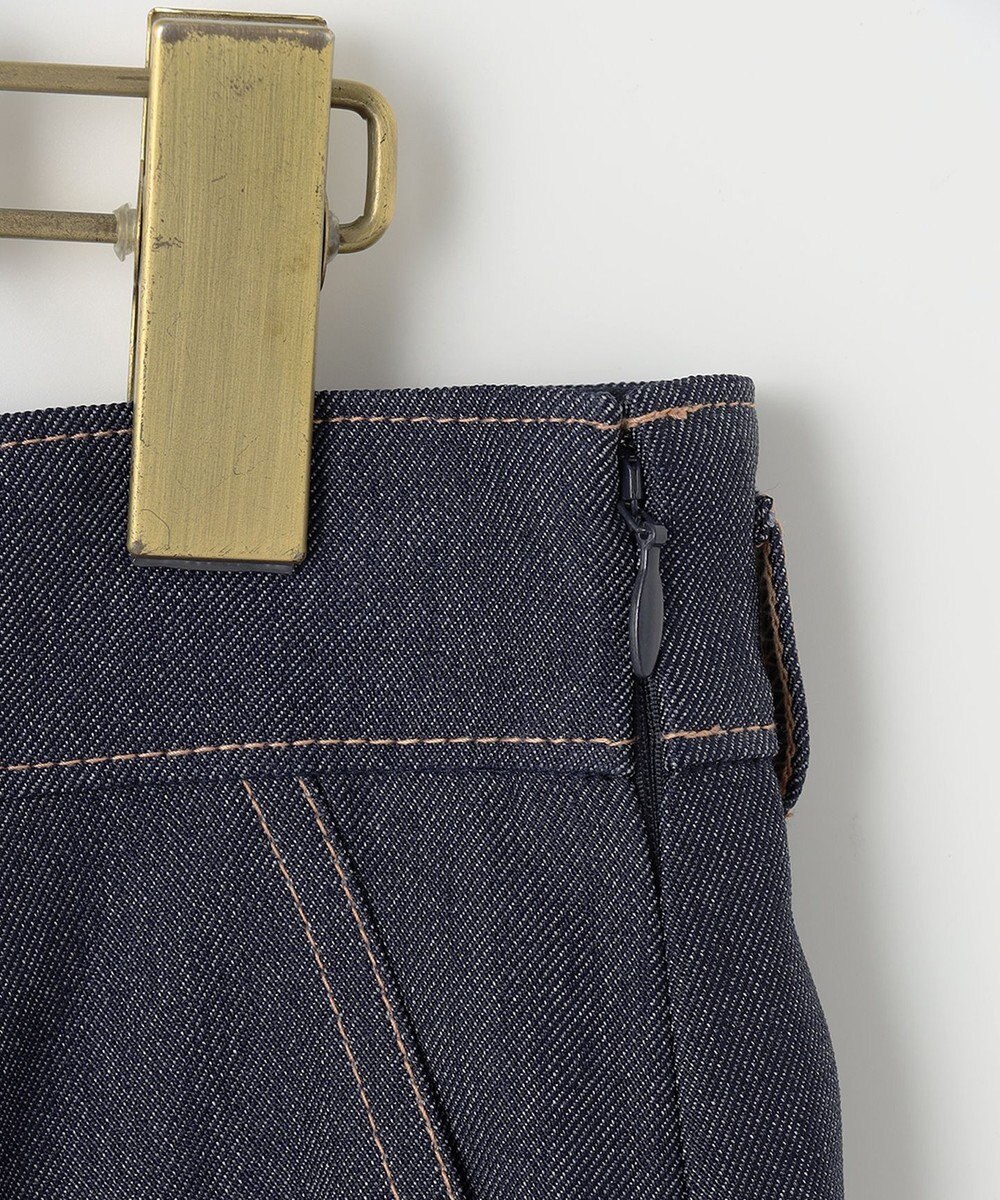 ANY SIS L 【洗える】マリンディテールシャンブレー スカート 