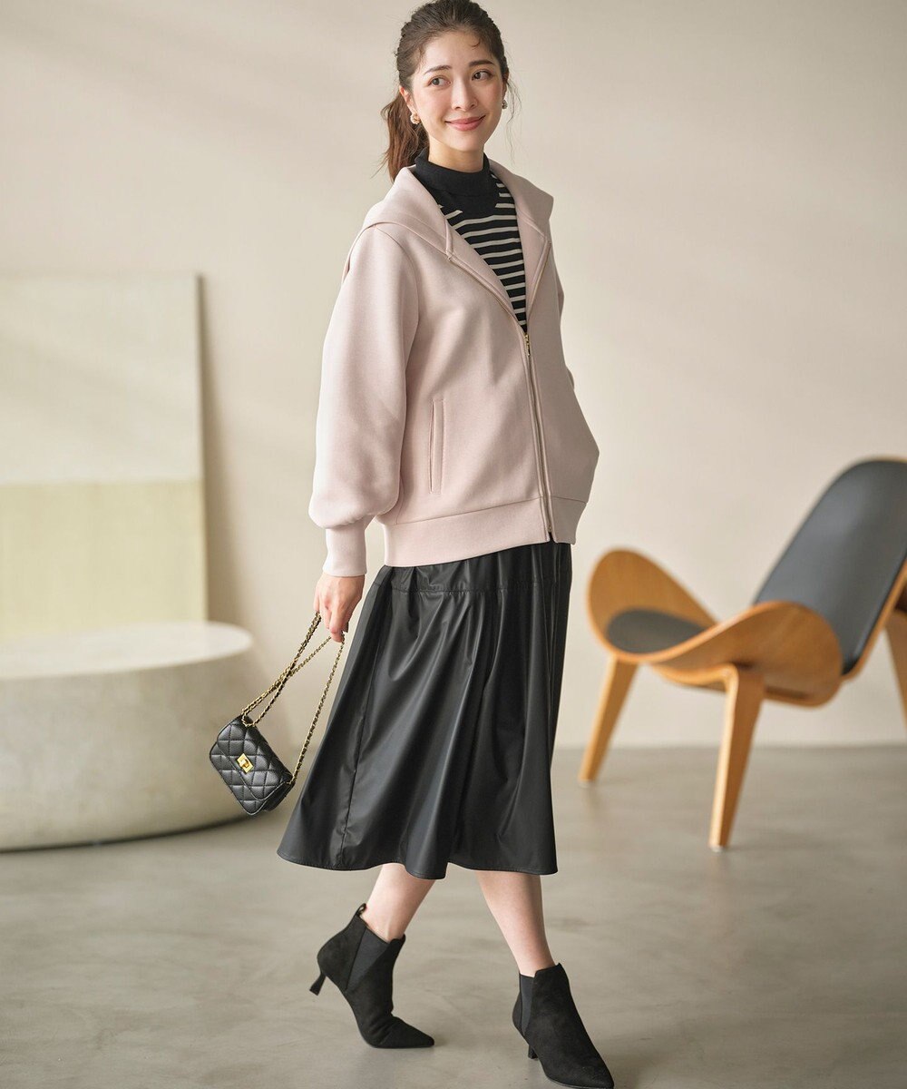 組曲 ダンボールジャージー ジップアップパーカー 