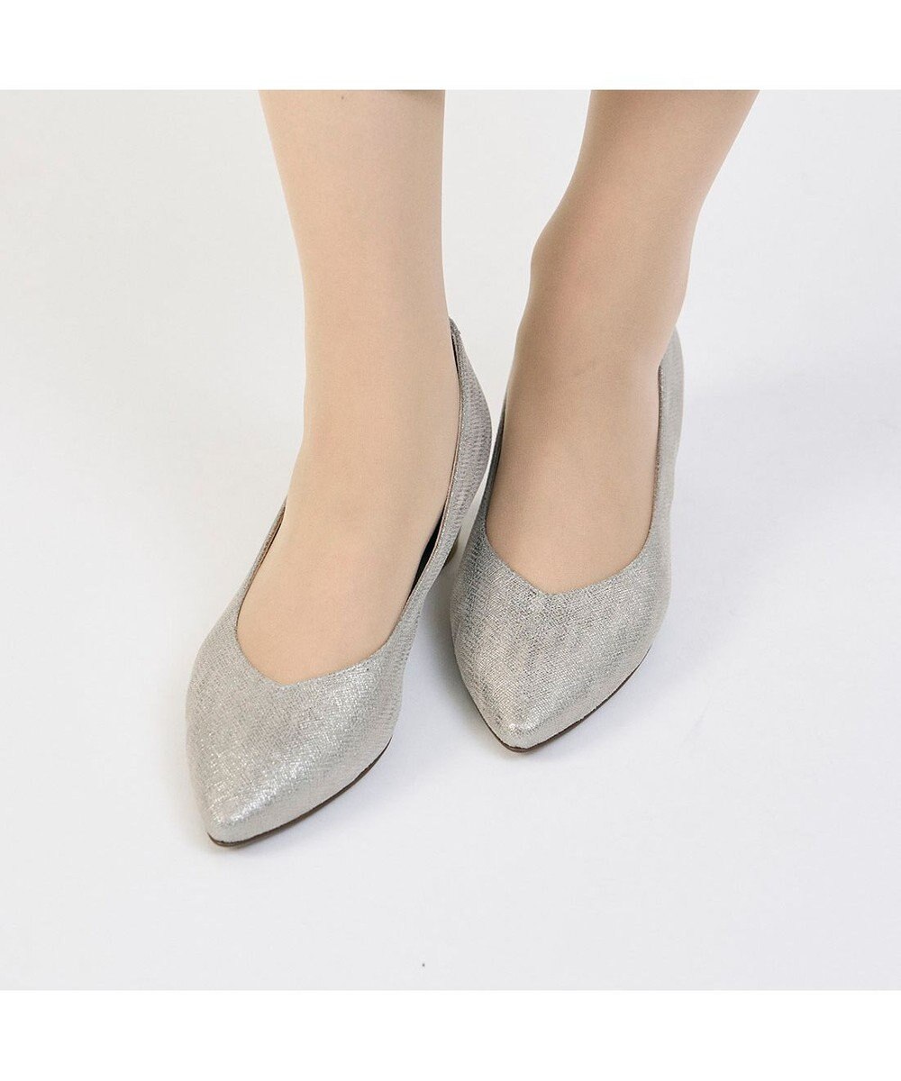 Riz raffinee <Riz raffinee>Vカットポインテッドトゥパンプス 