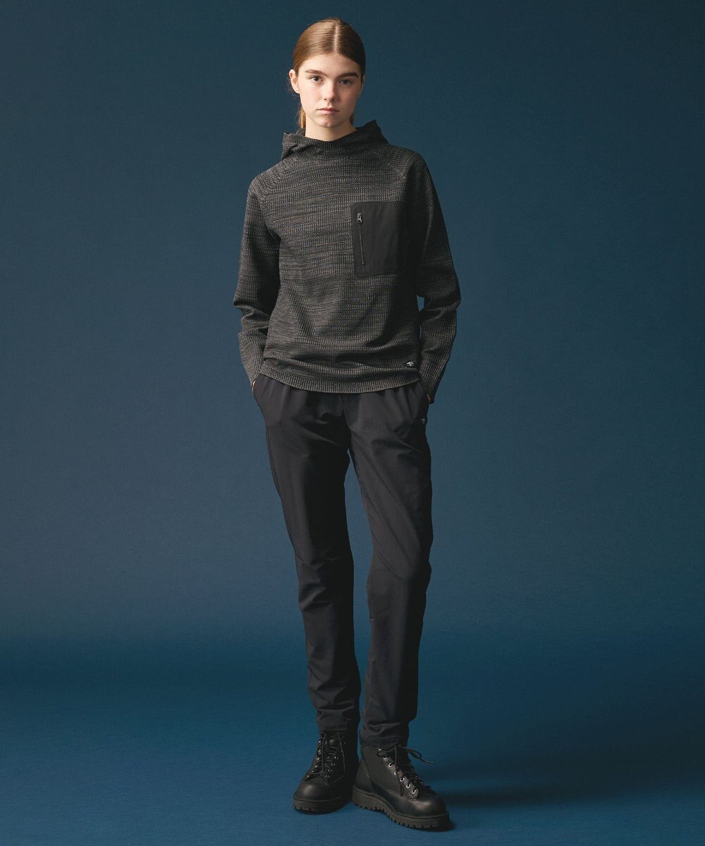 JOSEPH ABBOUD MOUNTAIN 【軽さ/ストレッチ】ホールガーメント3Dニット パーカー 