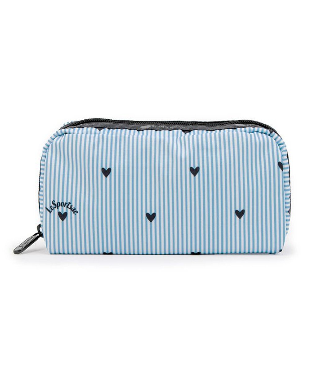 LeSportsac RECTANGULAR COSMETIC/フレッシュブラックハーツ 