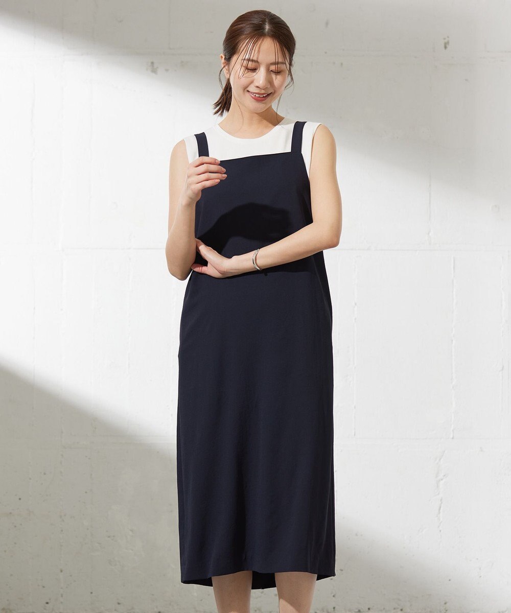 J.PRESS LADIES L 【WEB限定カラーあり・洗える】Lightジョーゼット キャミ ワンピース 