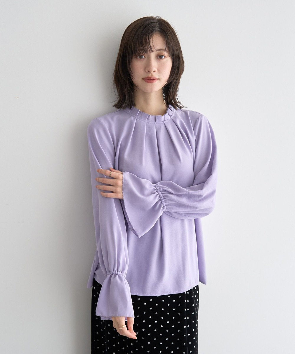 YECCA VECCA タックデザインブラウス 