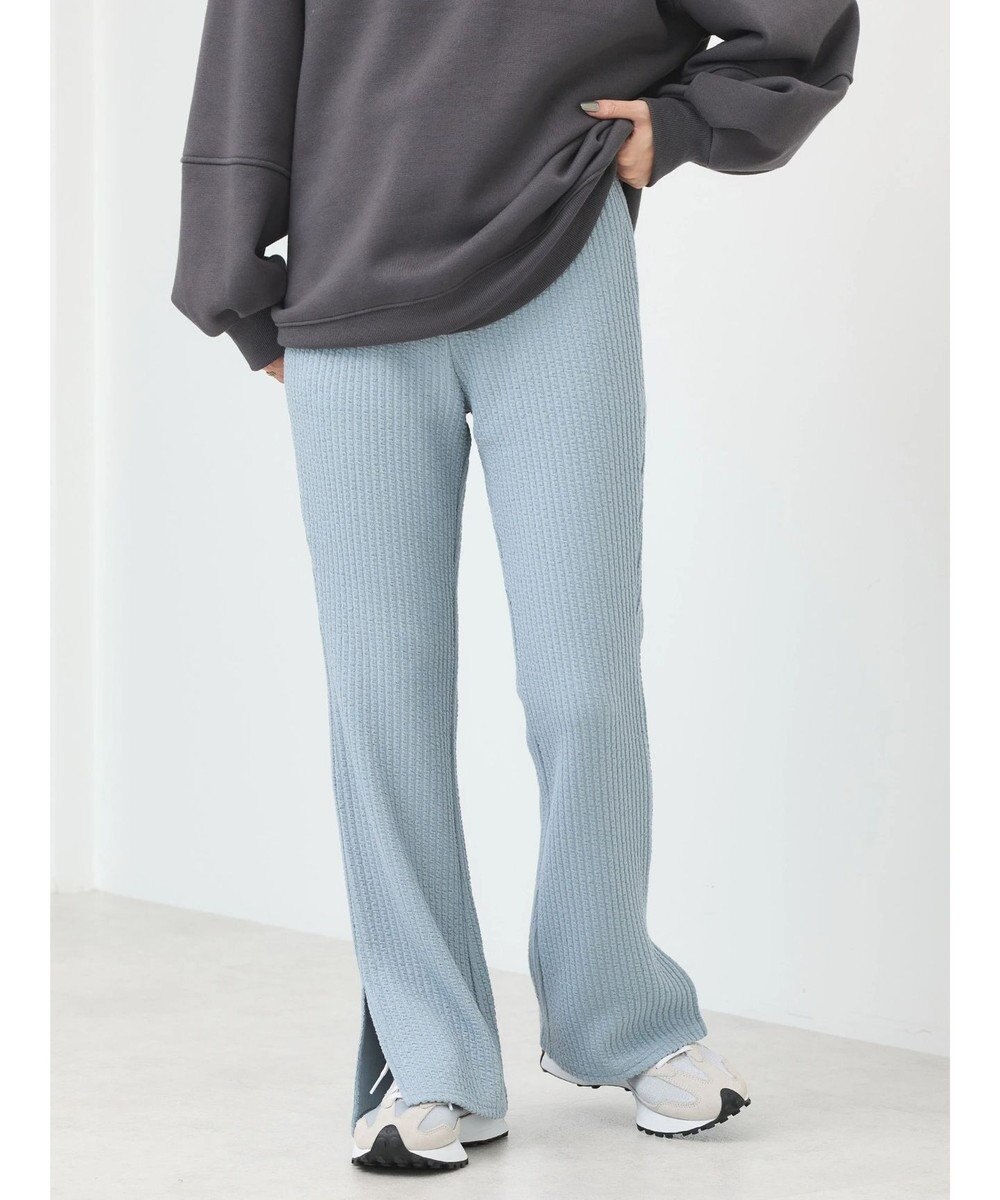 earth music&ecology ぽこぽこスリットパンツ 