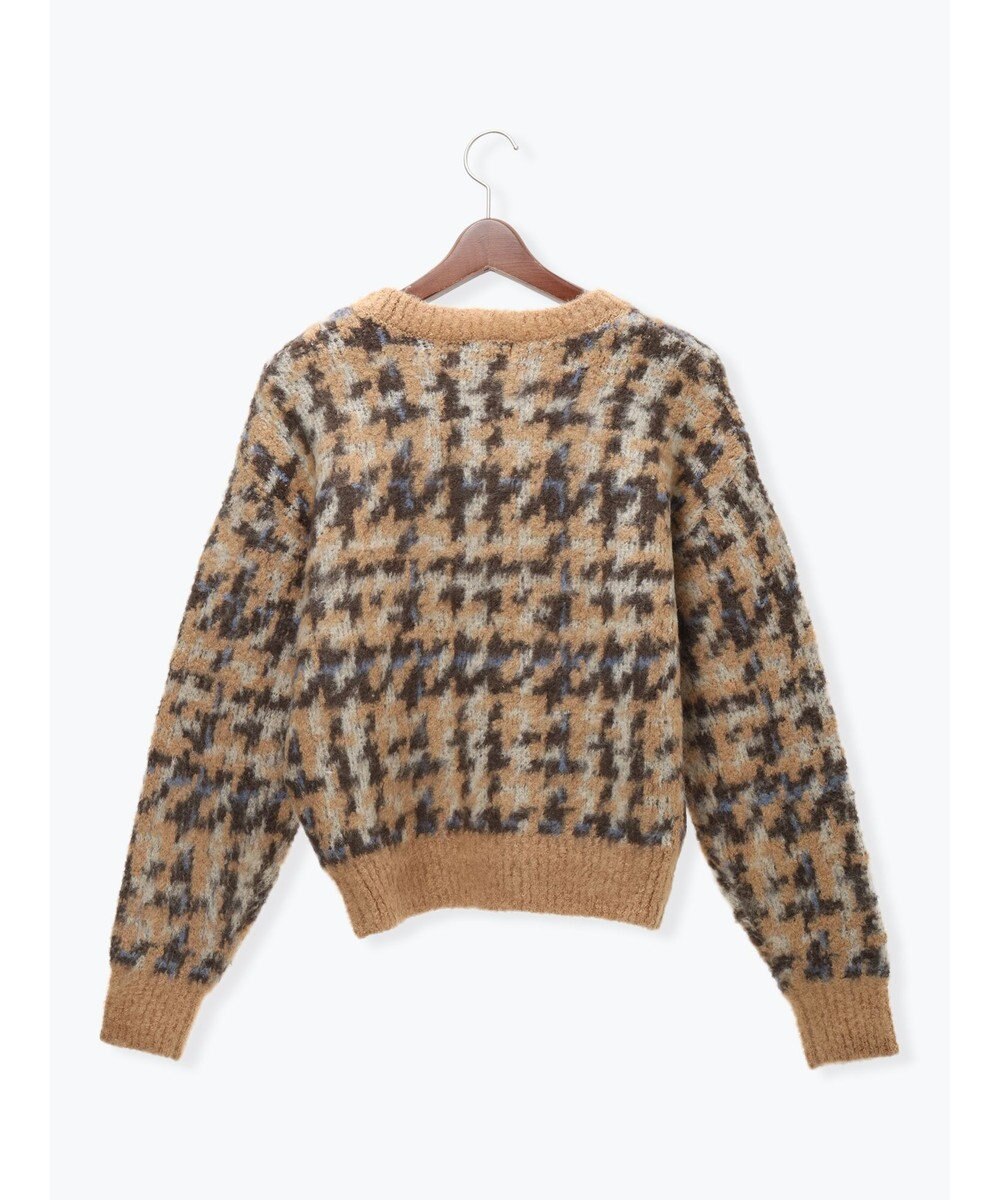 Te chichi チェックジャガードニットプルオーバー 