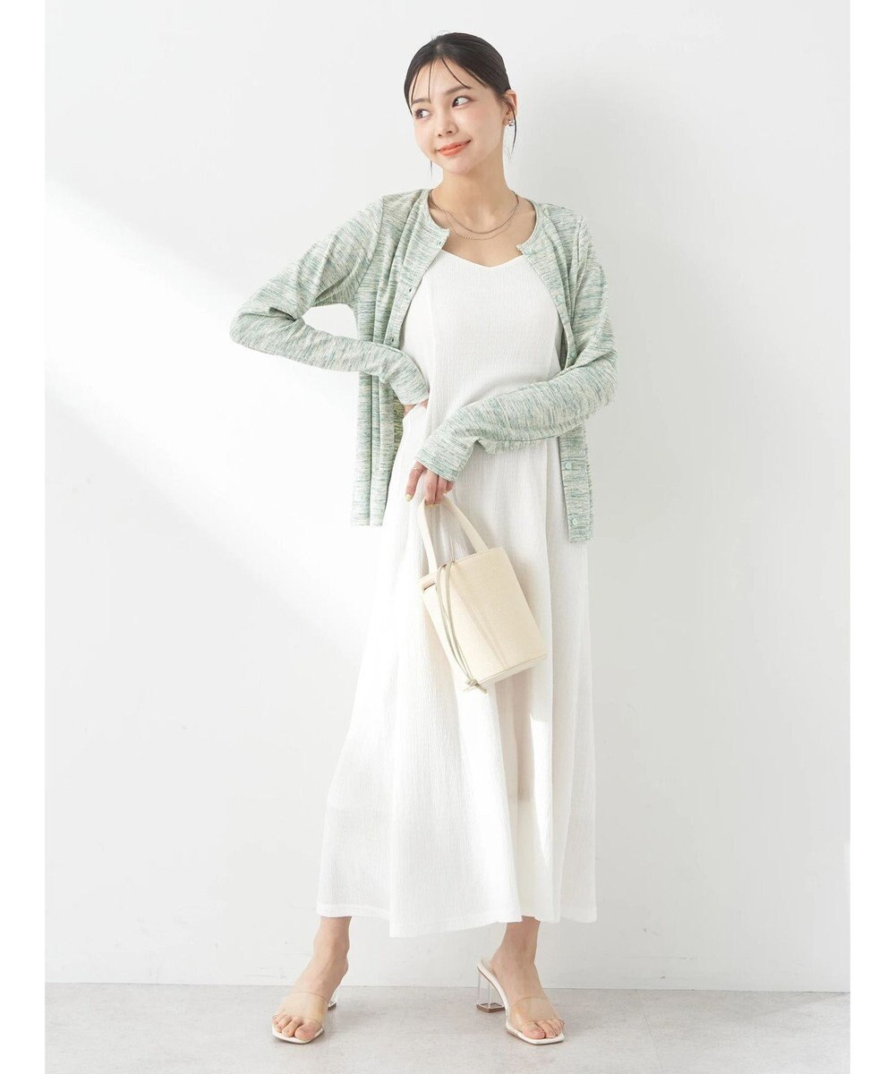 earth music&ecology メランジリブカーディガン 