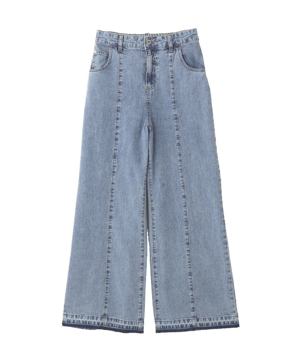 YECCA VECCA 綿麻バギーデニムパンツ 