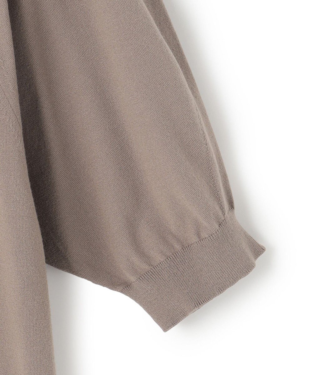 23区 ヴィスコースストレッチ パフスリーブ 半袖 ニット 