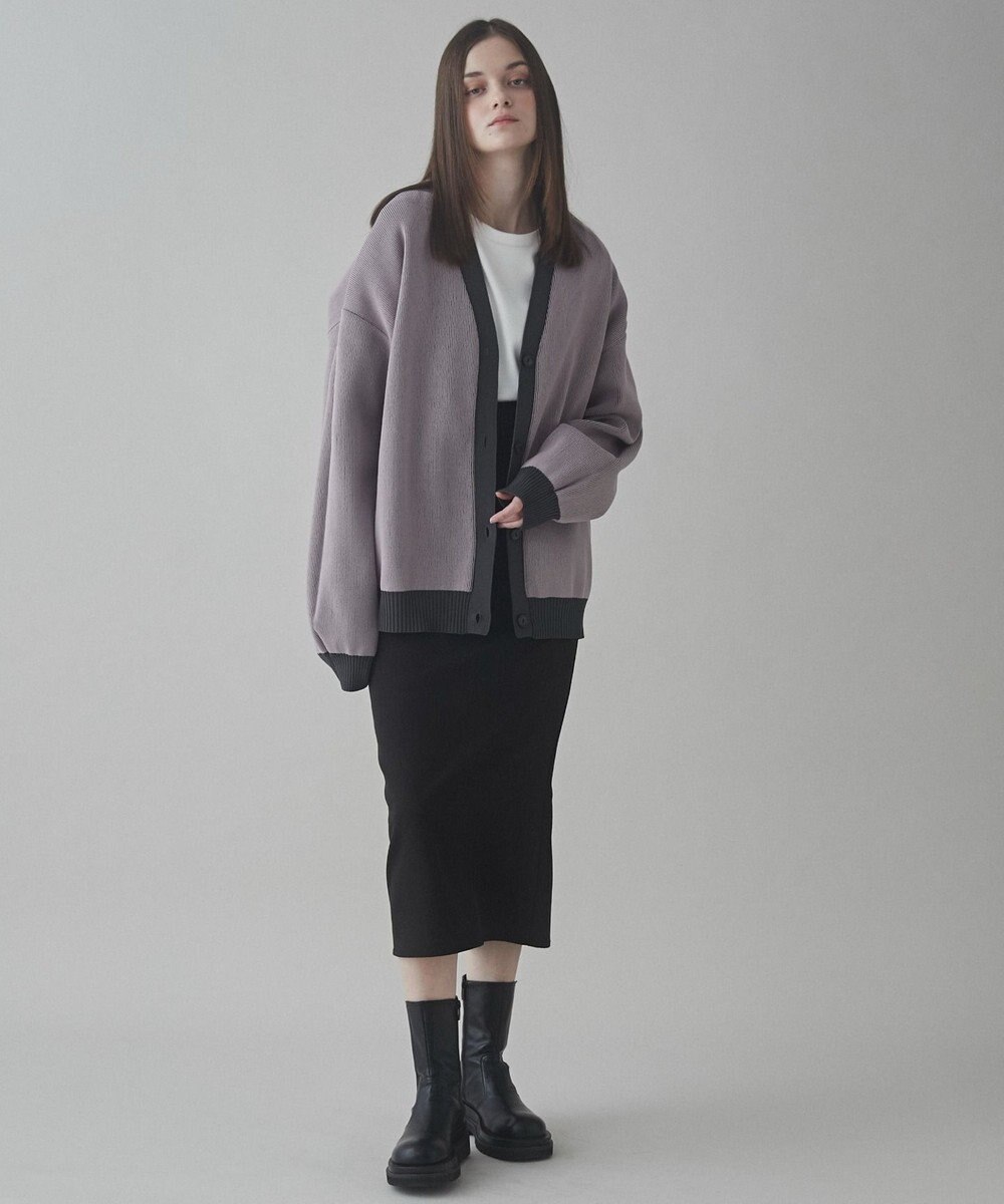 WEGO クリアライトリバーシブルカーディガン 