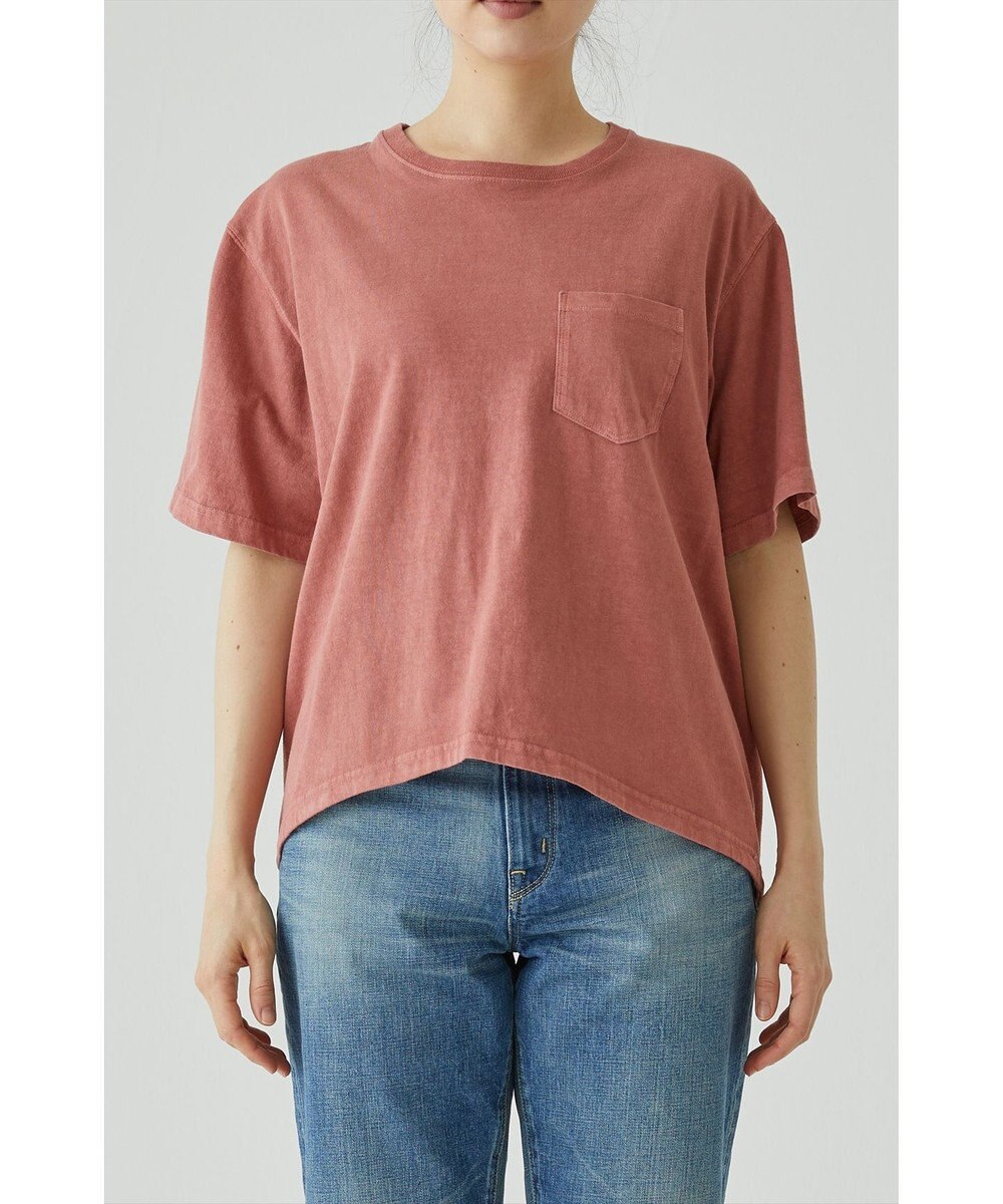 caqu caqu x good on short sleeve pocket tee リラックスフィットポケットTシャツ 