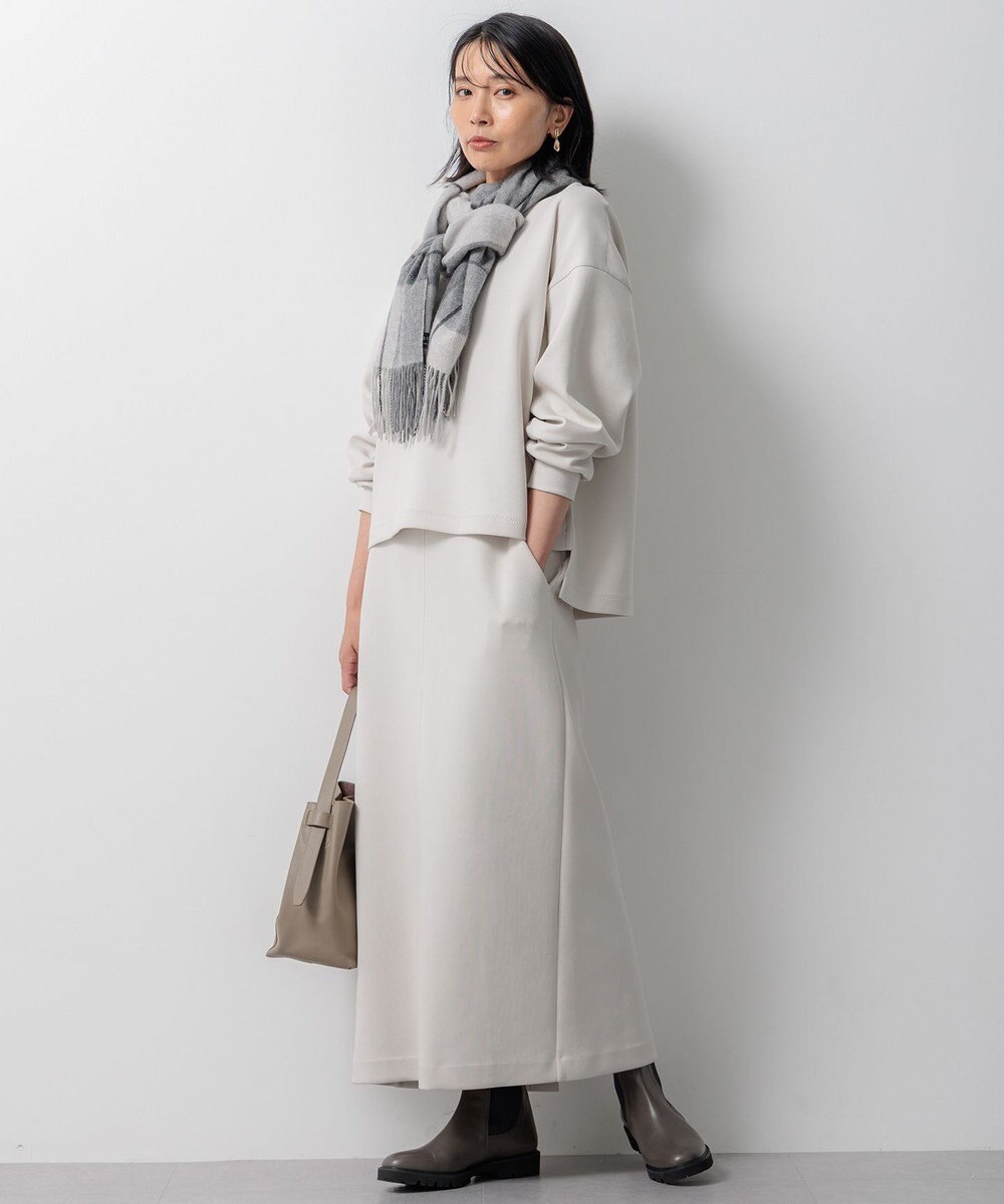 23区 S 【洗える】コンフォートダンボールジャージー スカート 