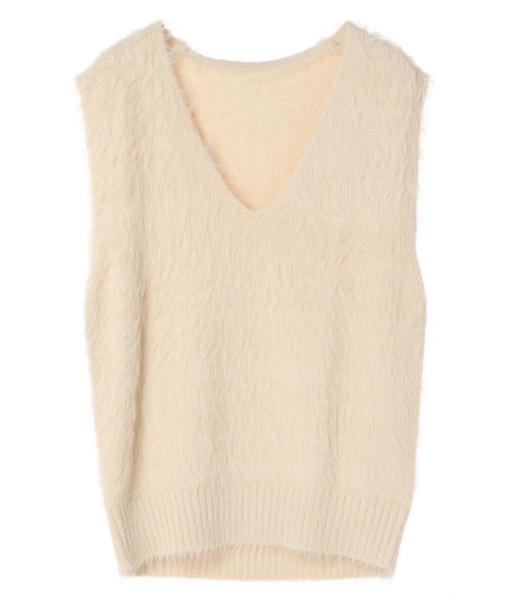 Green Parks ・Ｐｅｔｉｔ　Ｆｌｅｕｒ　シャギーニットベスト 