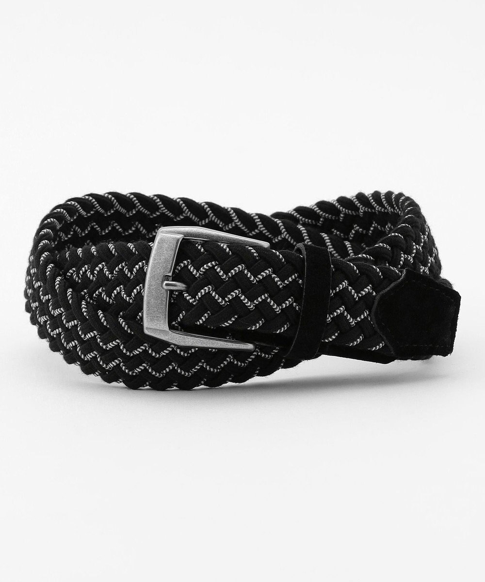 JOSEPH ABBOUD 【イタリア素材・ストレッチ・日本製】ウールビスコースストレッチ ベルト 