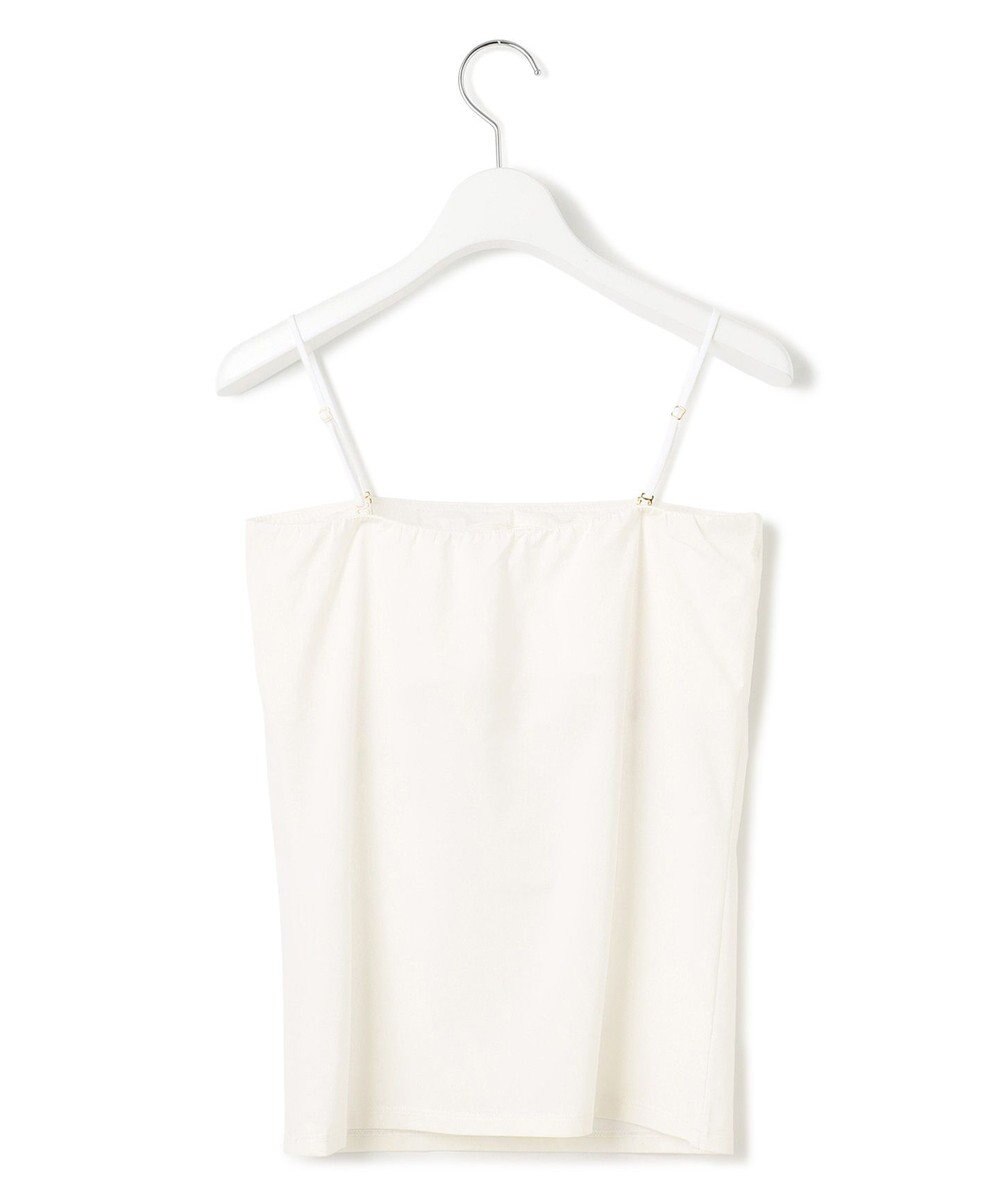 23区 L 【洗える】ベアトップ パッド付き キャミソール 