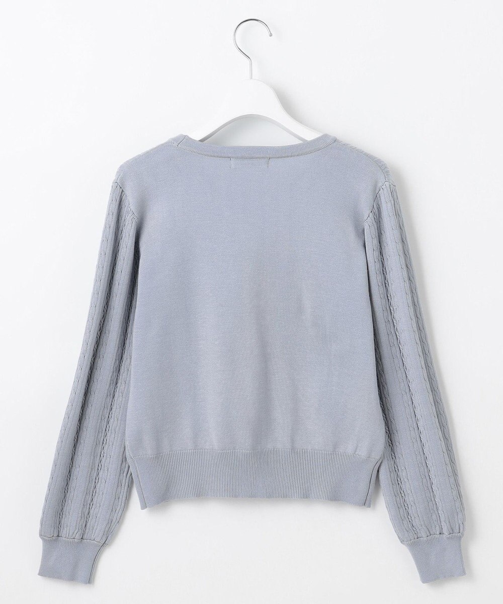 Feroux 【洗える】ビジューボタン カーディガン 