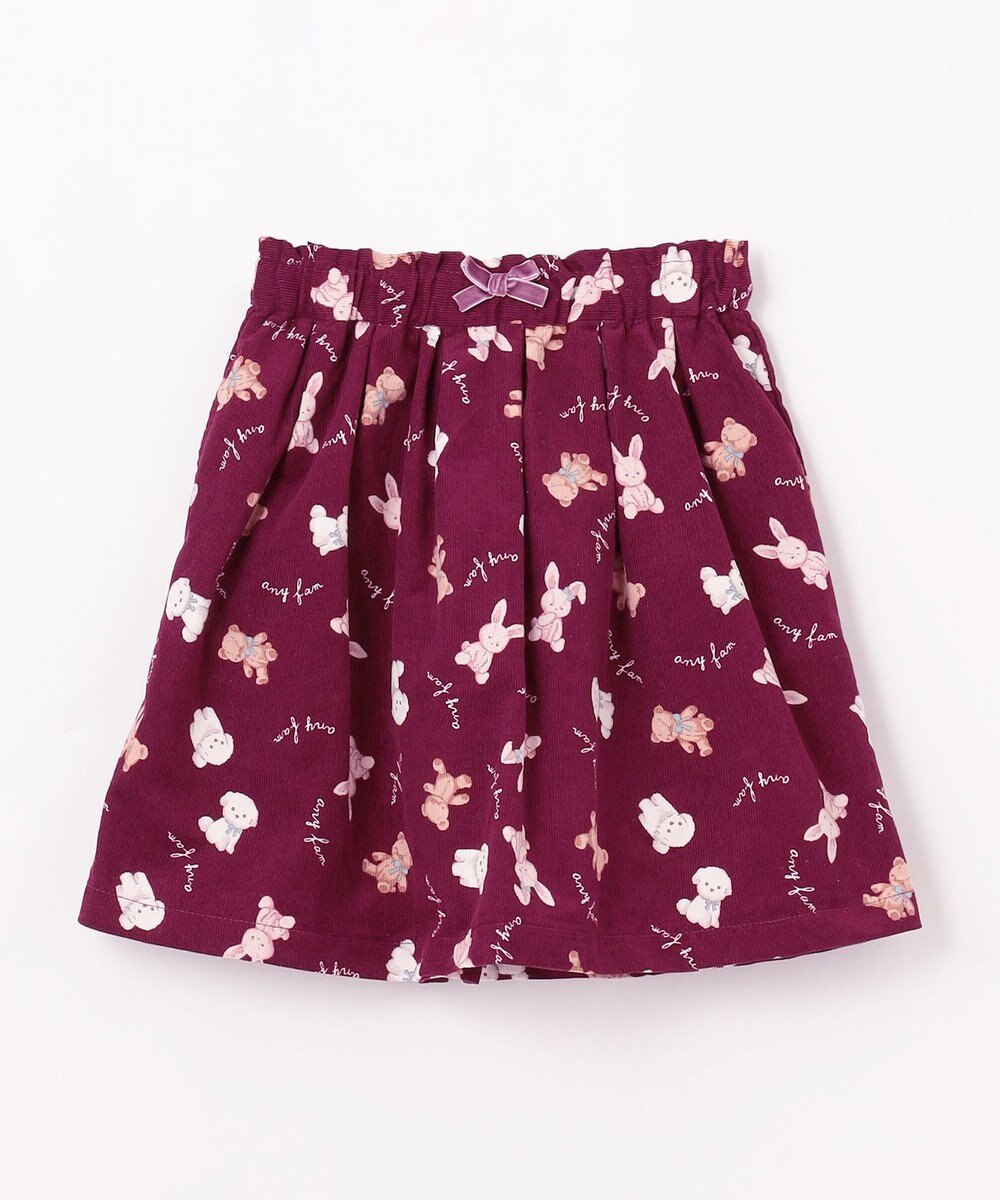 ANY KIDS アニマル 総柄 スカパン 