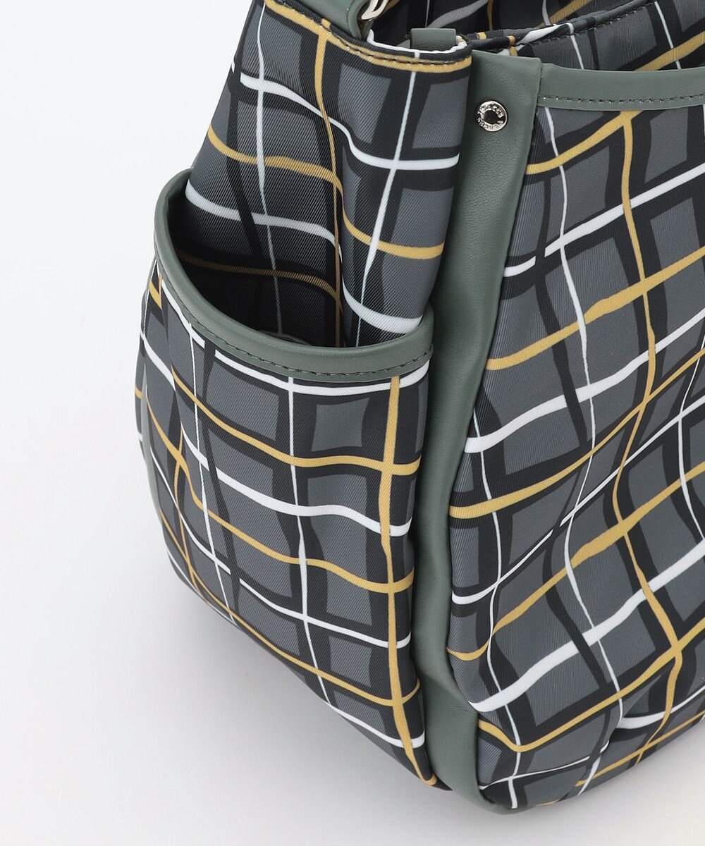 Y'SACCS ドローイングチェックショルダーバッグ 