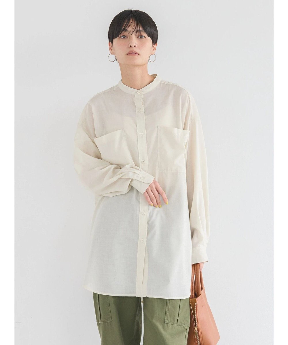 AMERICAN HOLIC イージーケア＋接触冷感　Ｗポケットシャツチュニック 