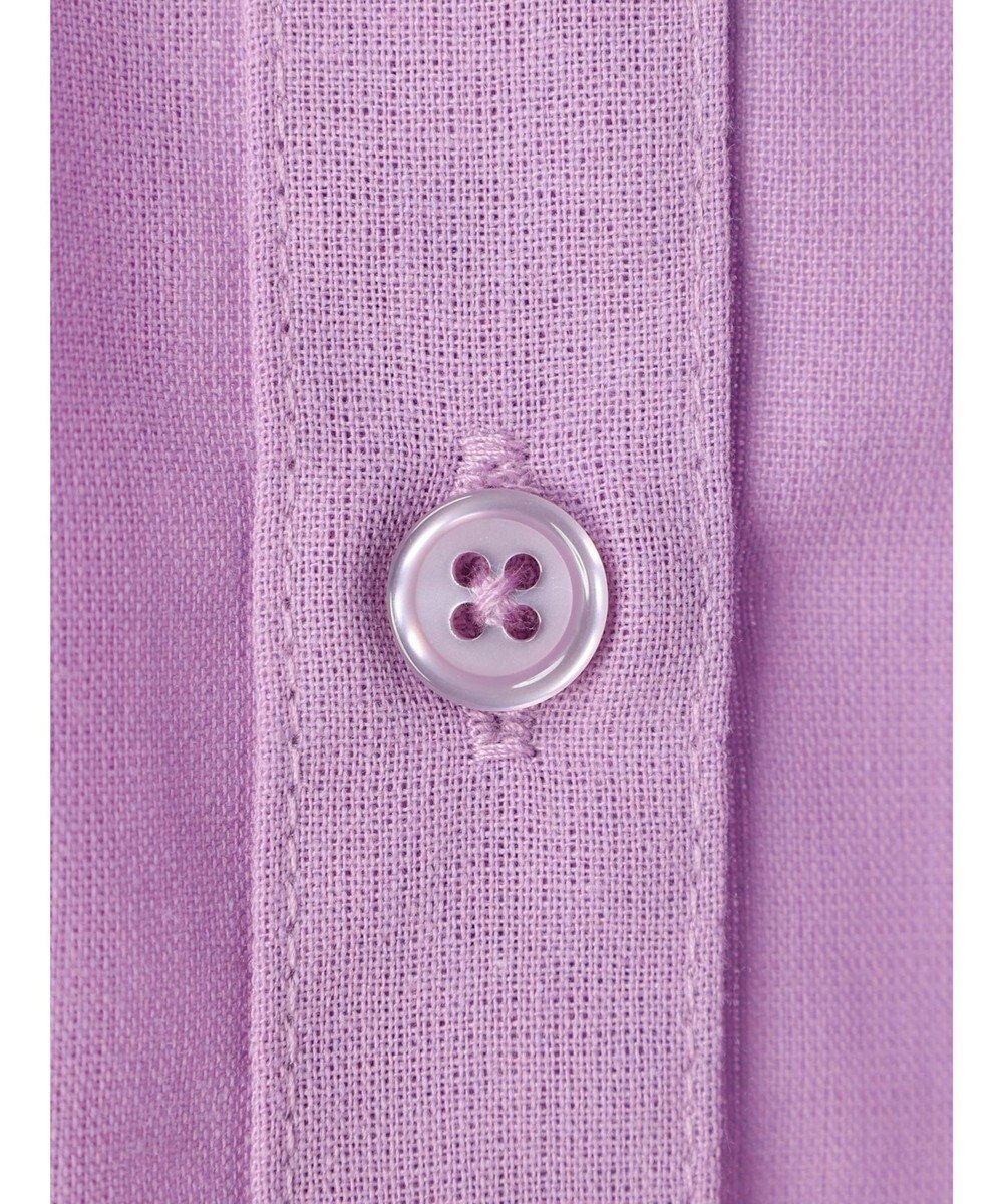 Green Parks 綿麻混レギュラーシャツ 