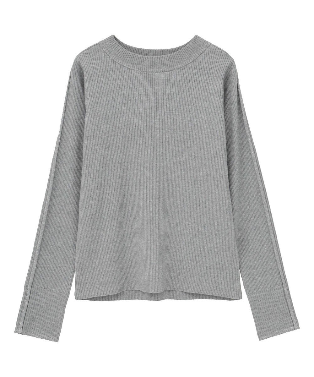 Green Parks ラメライン入りリブニットプルオーバー 