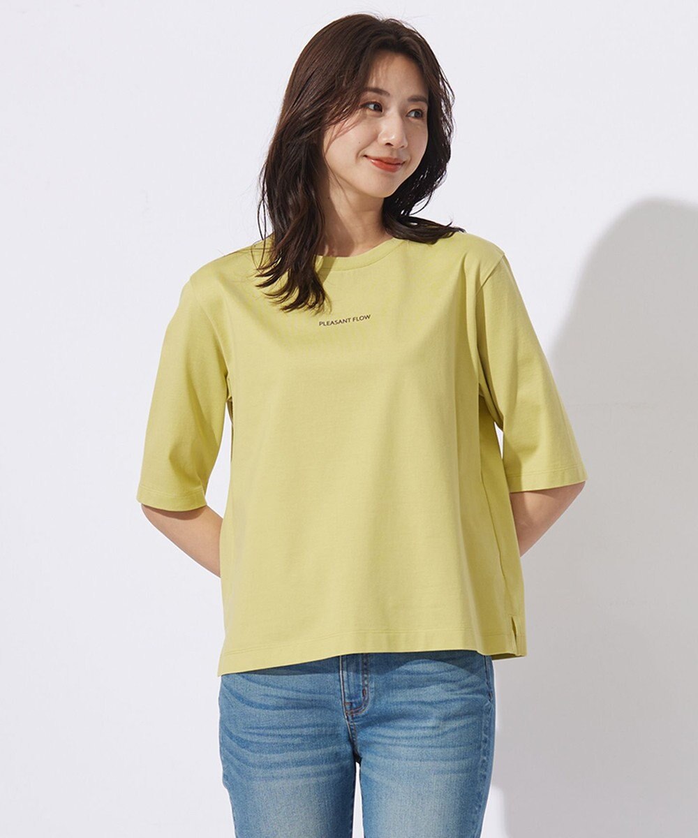 J.PRESS LADIES L ロゴ Tシャツ 