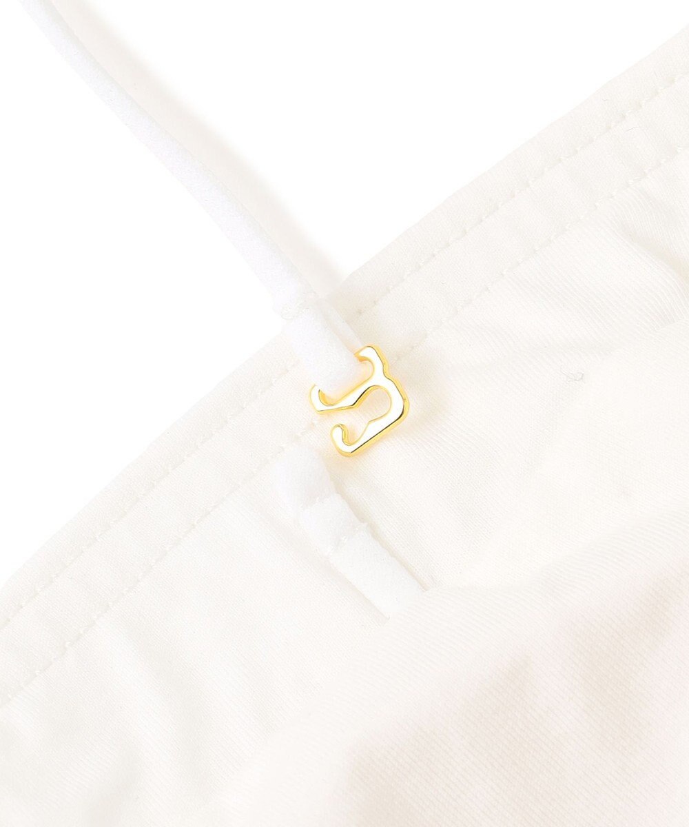 23区 L 【洗える】ベアトップ パッド付き キャミソール 