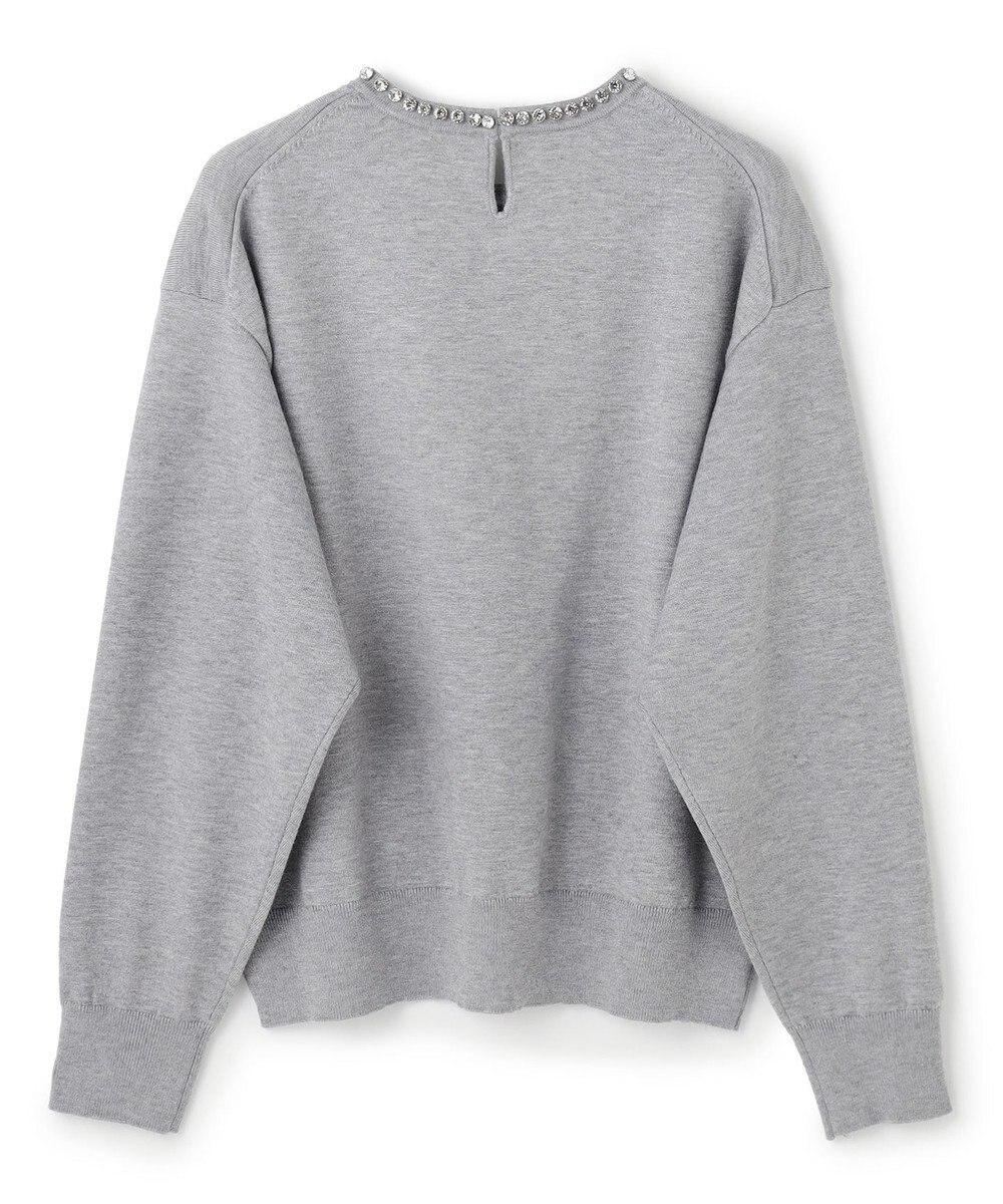 UNFILO ネックビジュー ニット 