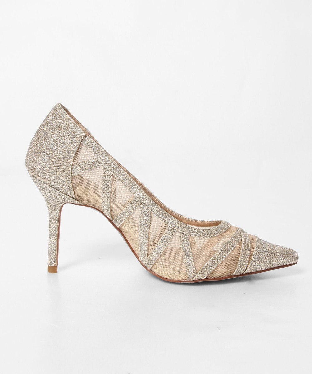 GRACE CONTINENTAL ラインパターンパンプス 