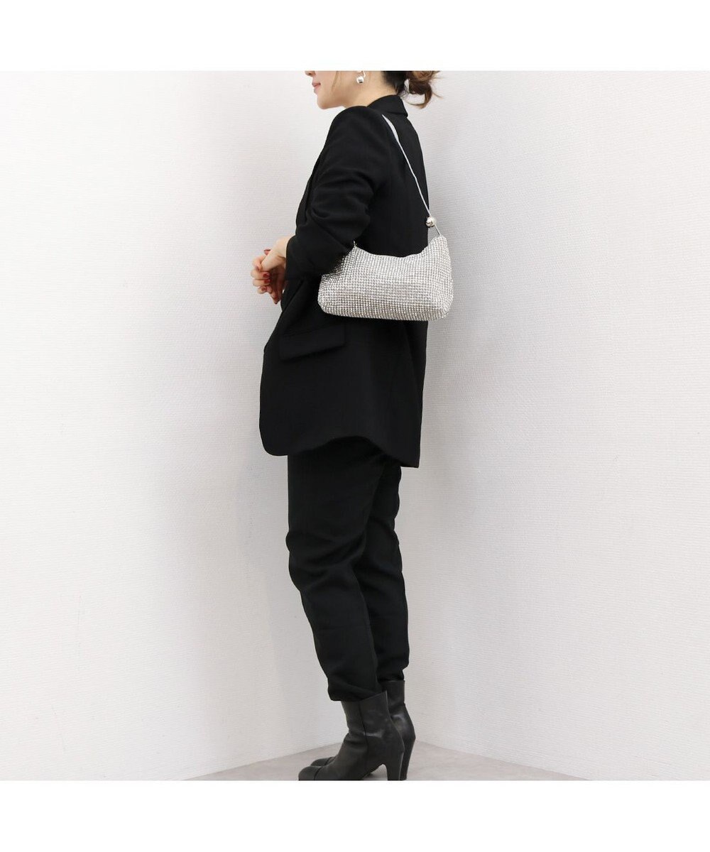 UNBILLION カシュカシュ cachecache / ワンハンドルメタリックビーズバッグ 
