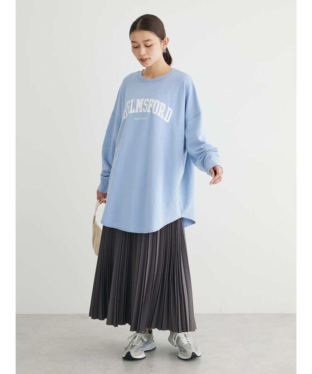 Green Parks ロゴ裏毛チュニック 