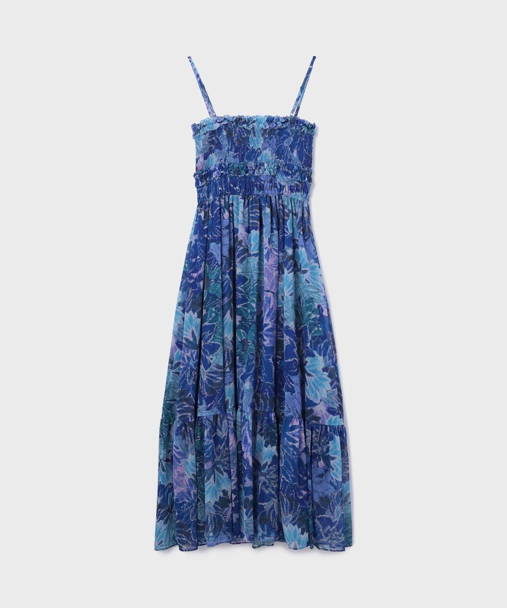 GRACE CONTINENTAL タイダイリーフプリントワンピース 