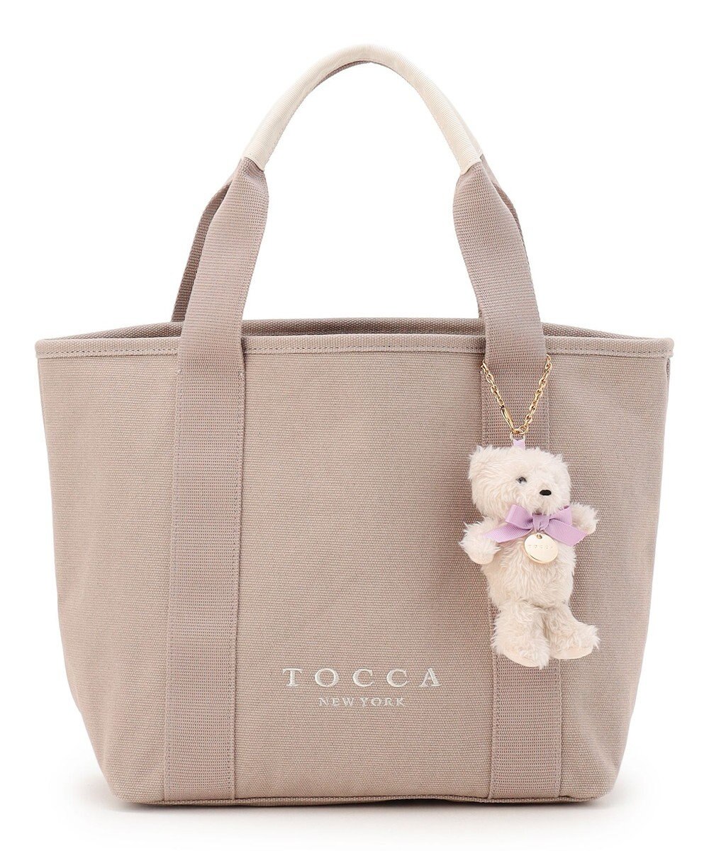 TOCCA 【ぬいぐるみチャーム付き】TOCCA AMICO CANVAS TOTE キャンバストート 