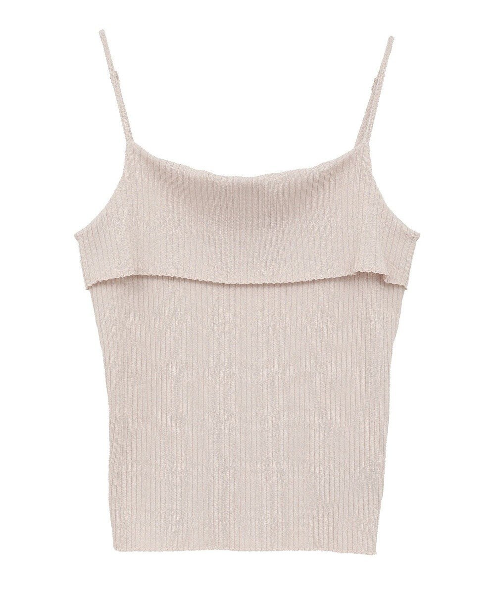 YECCA VECCA 【2点SET】インナーセットレース柄カーディガン 