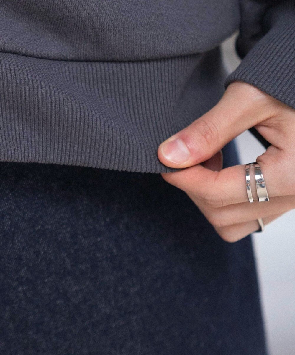 WEGO 【ユニセックス着用ITEM/SMLサイズ展開】ボンディングZIPパーカー 