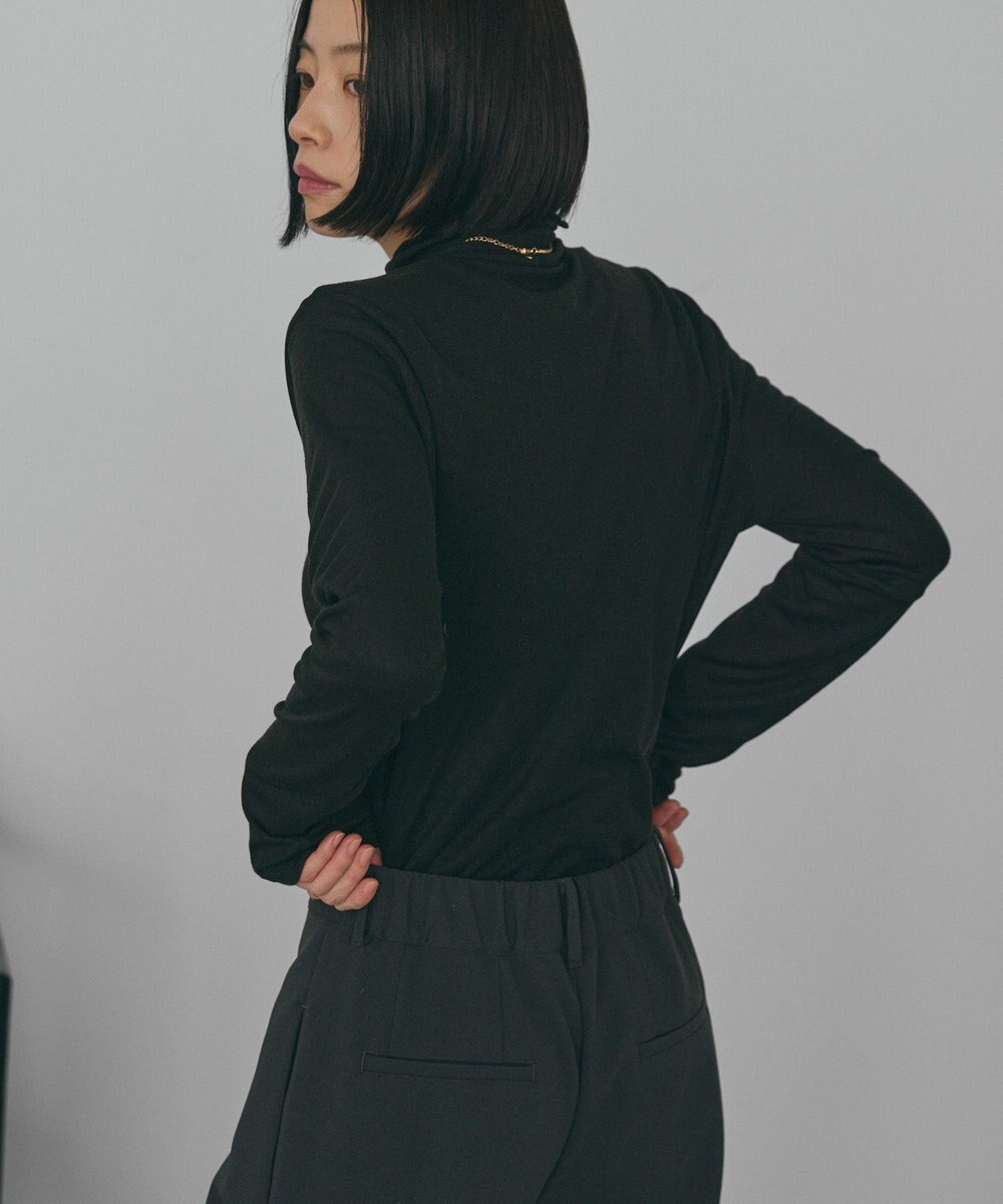 AMERICAN HOLIC シアーテレコタートルネックプルオーバー 