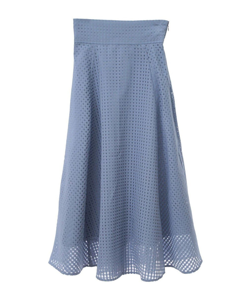 earth music&ecology シアーチェックスカート 