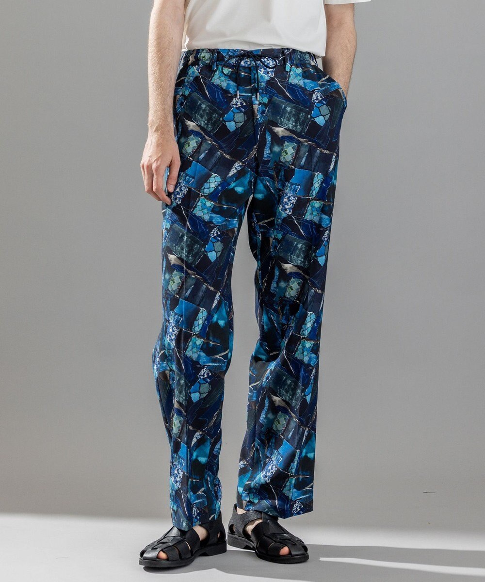 JOSEPH HOMME テクノボイルストレッチ ドロスト付きワイドストレートパンツ / HARRY CONVERTIBLE 