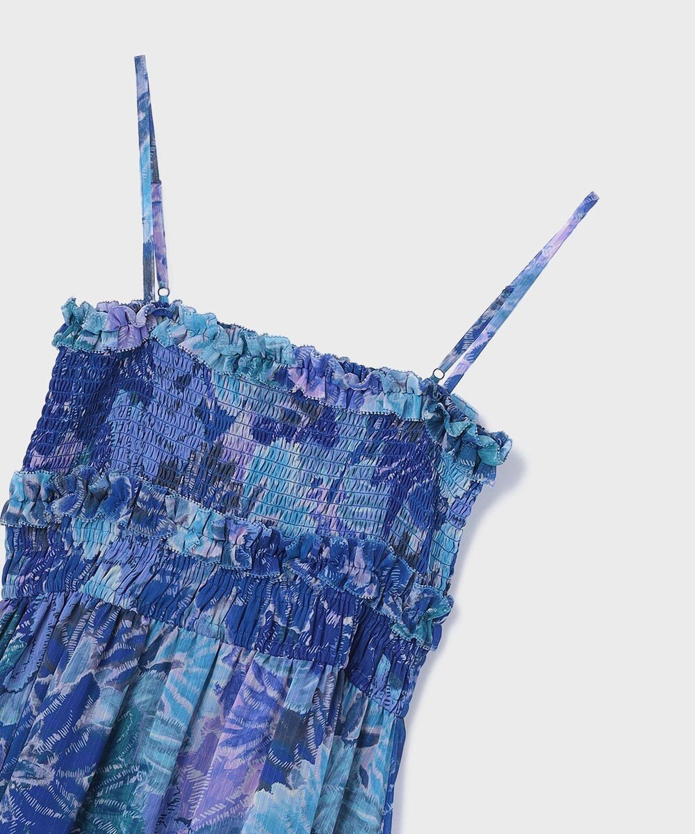 GRACE CONTINENTAL タイダイリーフプリントワンピース 